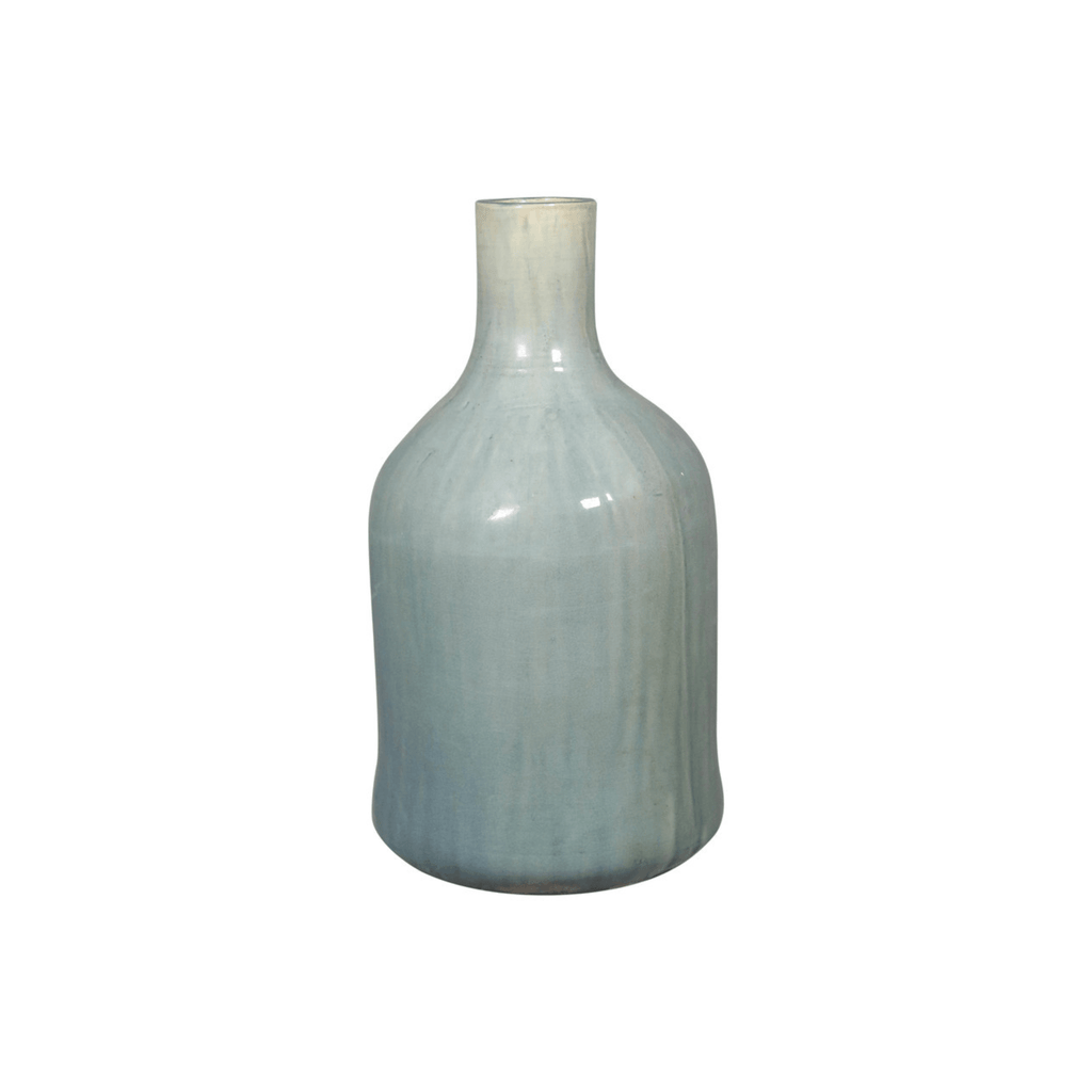 Green Vintage Ceramic Bottle - Sea Green Designs