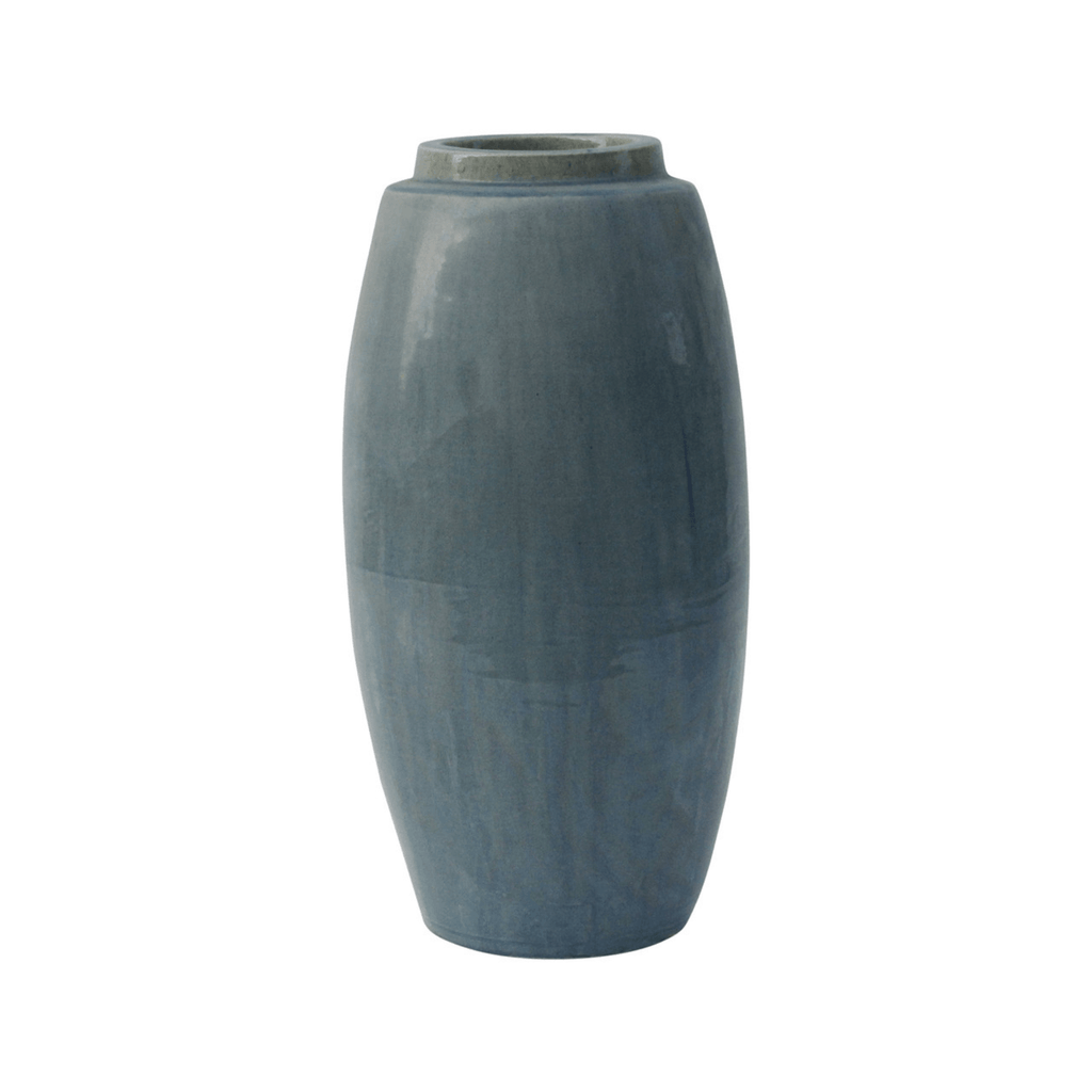 Green Vintage Ceramic Tall Vase - Sea Green Designs
