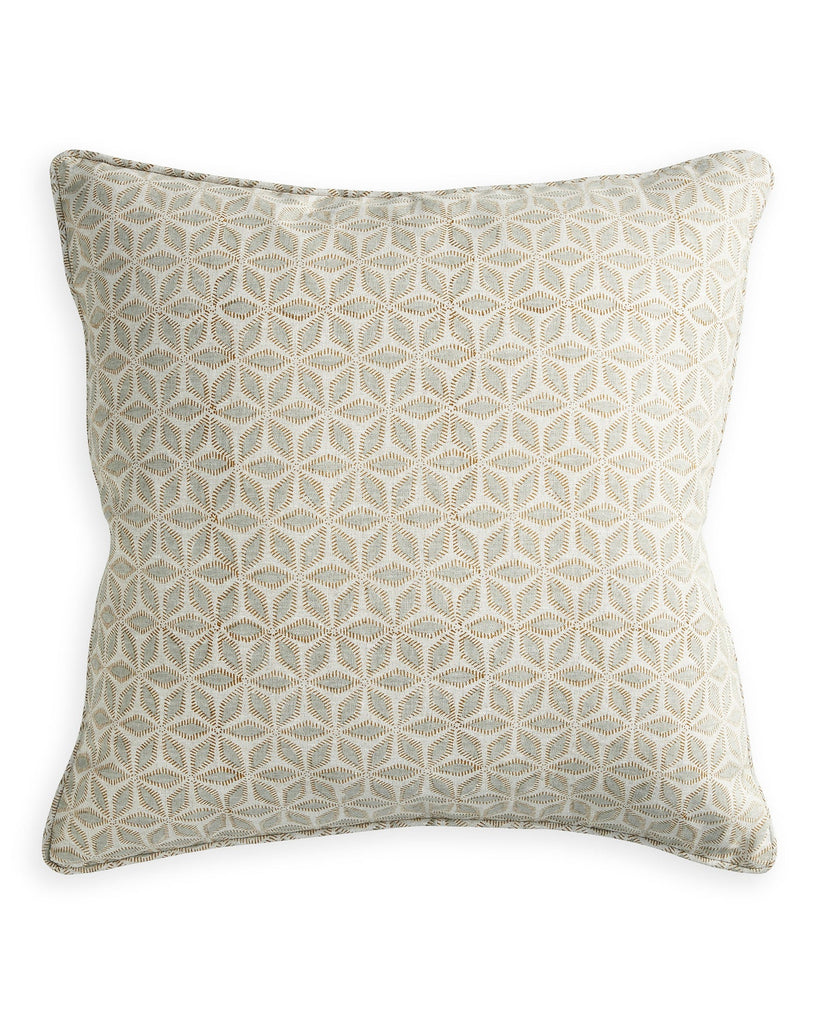 Hanami Elm Linen Pillow - Sea Green Designs