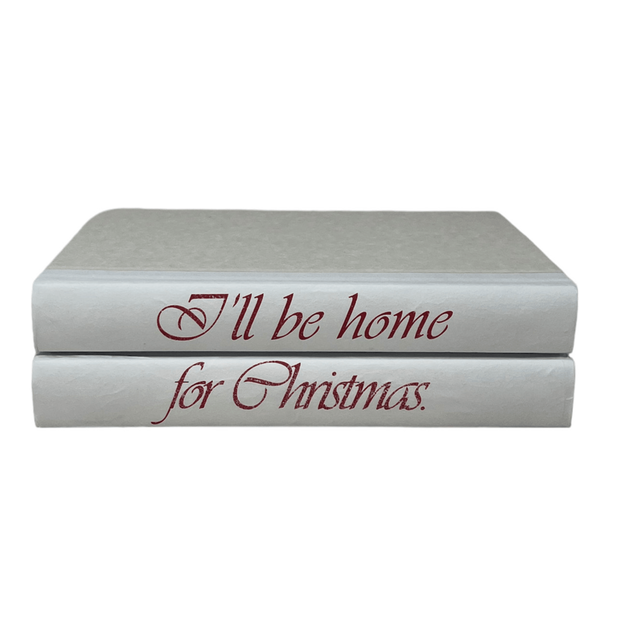 I'll be home for Christmas, Set of 2 Books - Sea Green Designs