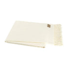 Italian Herringbone Throw Blanket in Ecru - Sea Green Designs