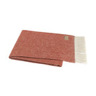 Italian Herringbone Throw Blanket in Spicy Orange - Sea Green Designs