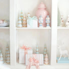 Christmas Village 3-Piece Set with 22K Gold Accents in Ivory