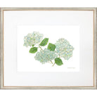 Light Blue And Green Hydrangea Print - Sea Green Designs