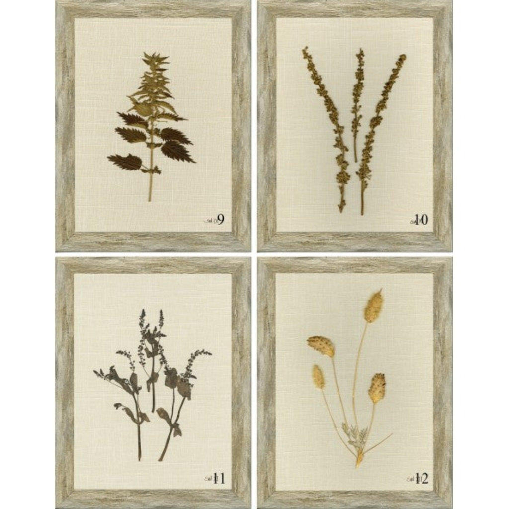 Linen Botanicals Print - Sea Green Designs