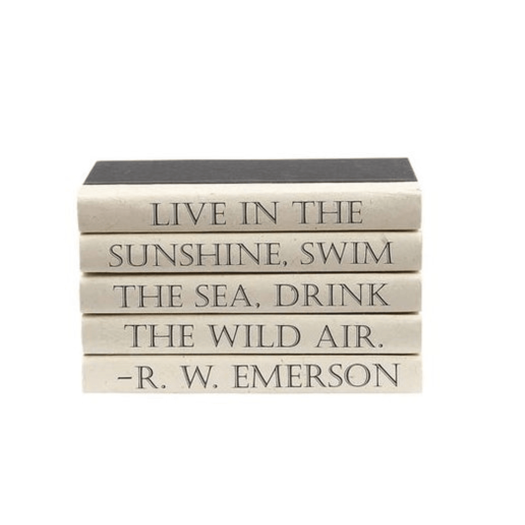 "Live In The Sunshine" | R. W. Emerson | Vol. 5 - Sea Green Designs