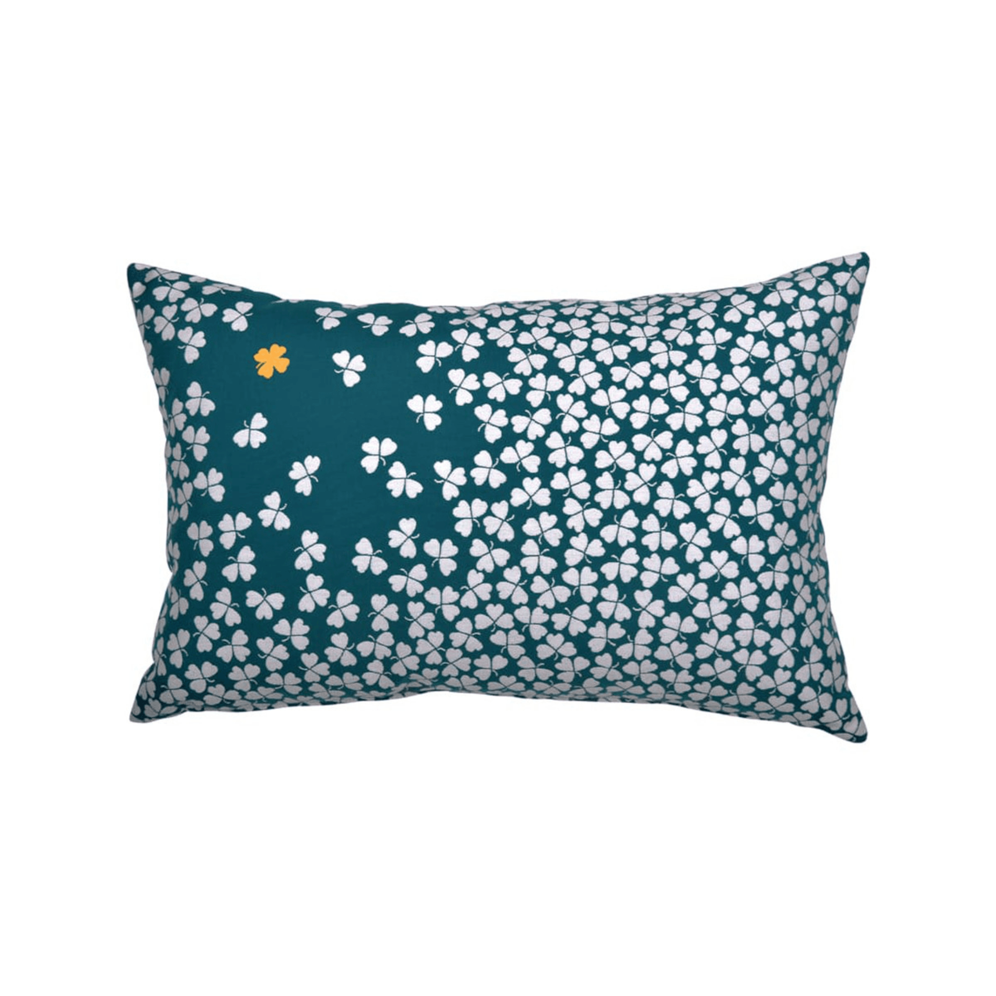 Lumbar Trefle Pillow - Sea Green Designs