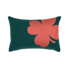 Lumbar Trefle Print Pillow - Sea Green Designs