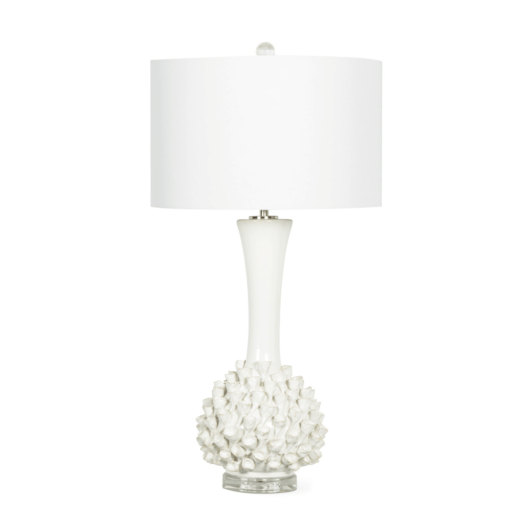 Lydia Ceramic Table Lamp - Sea Green Designs