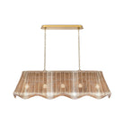 Margo Rattan Linear Chandelier