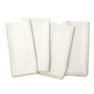 Margot Classic Ivory Napkins - Sea Green Designs