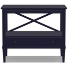 Monaco Open Nightstand - Sea Green Designs