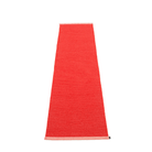Mono Rug - Coral Red - Sea Green Designs