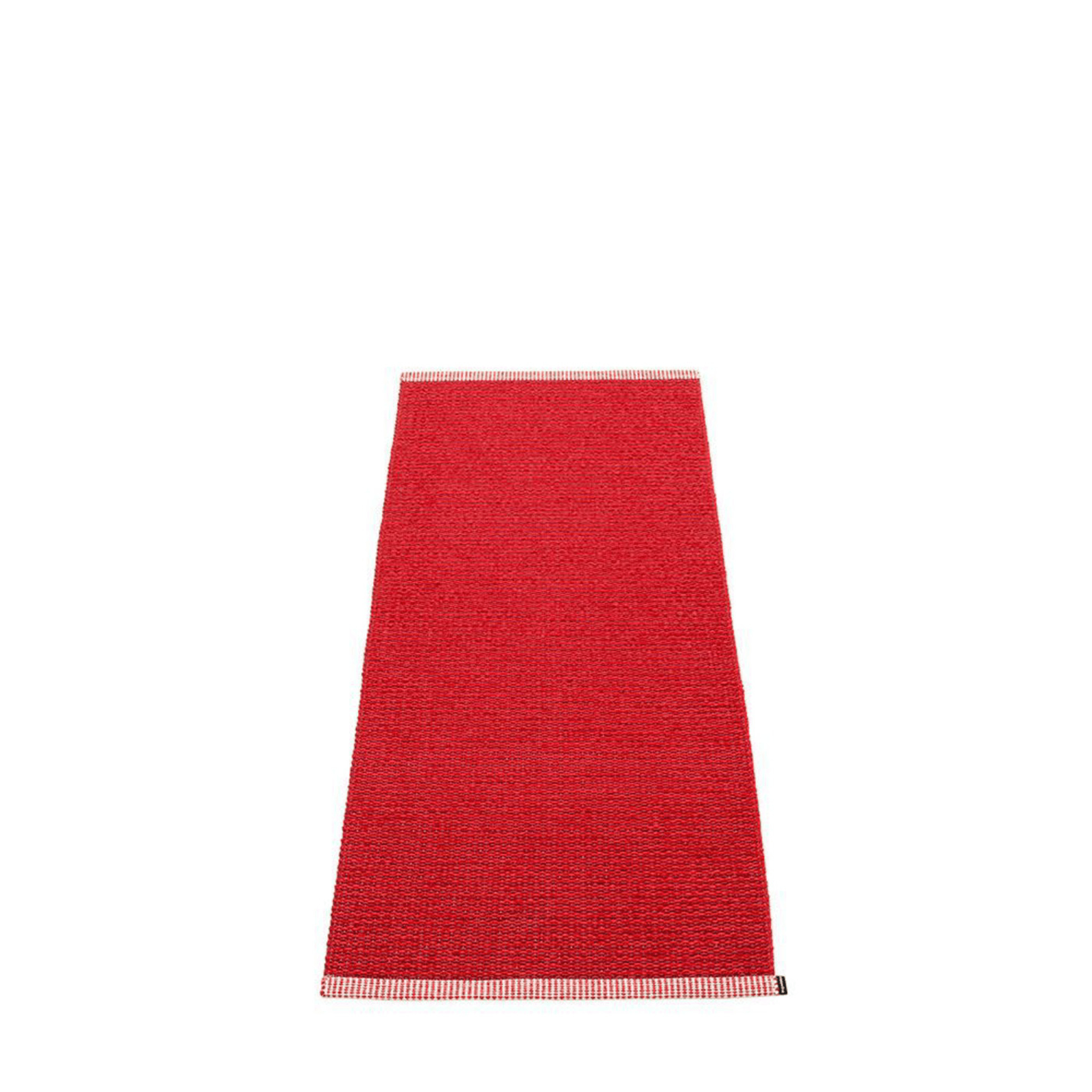 Mono Rug - Dark Red - Sea Green Designs