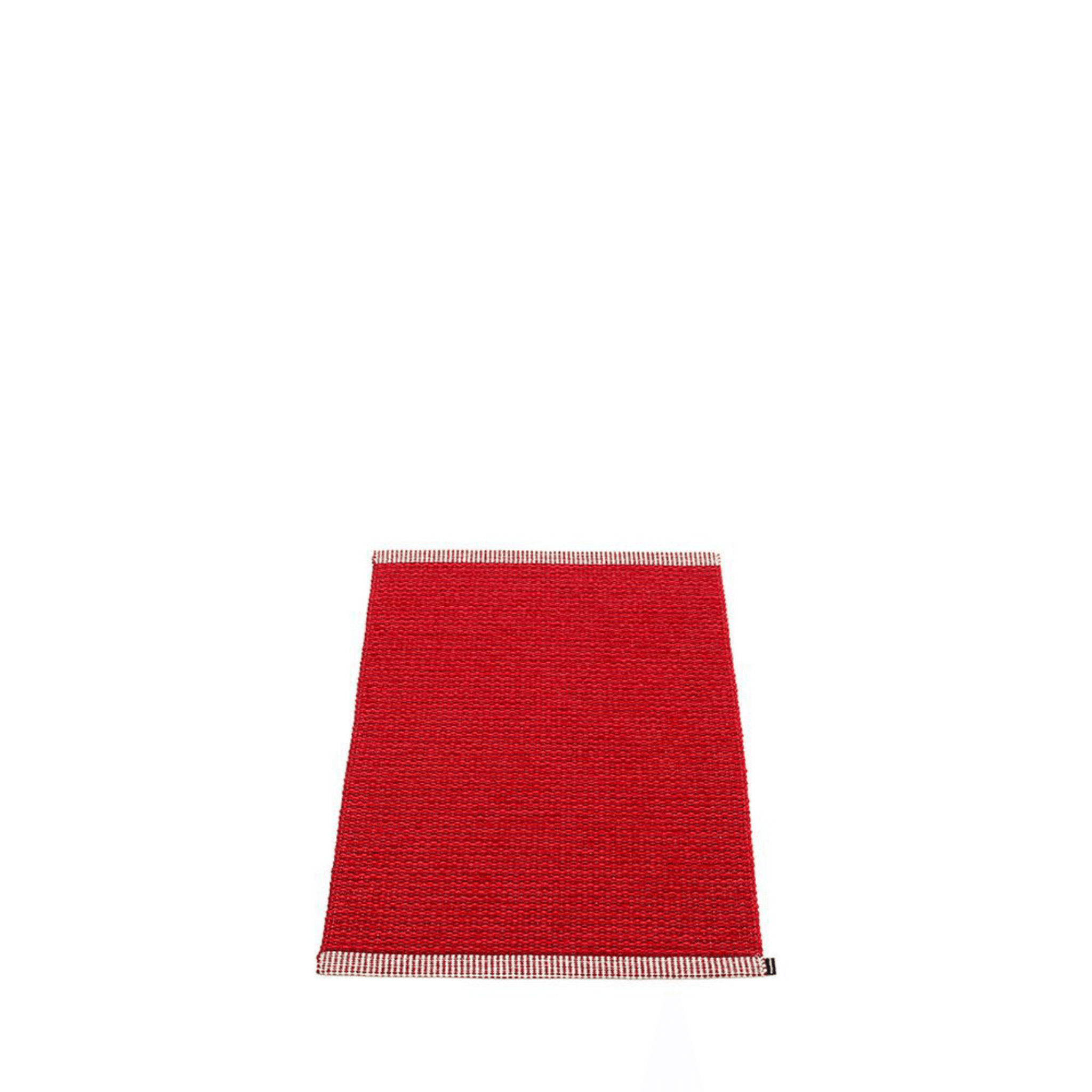 Mono Rug - Dark Red - Sea Green Designs