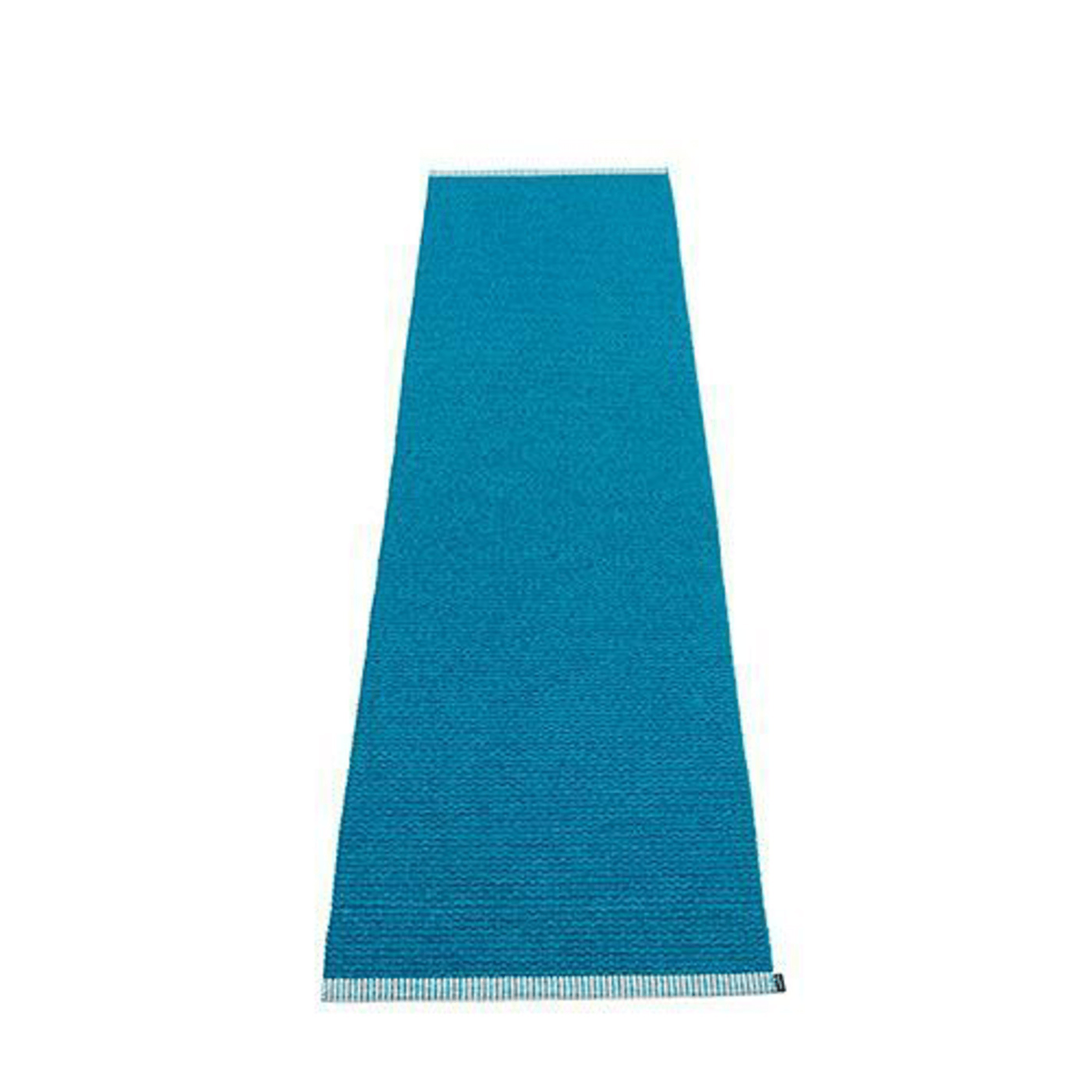 Mono Rug - Petrol - Sea Green Designs