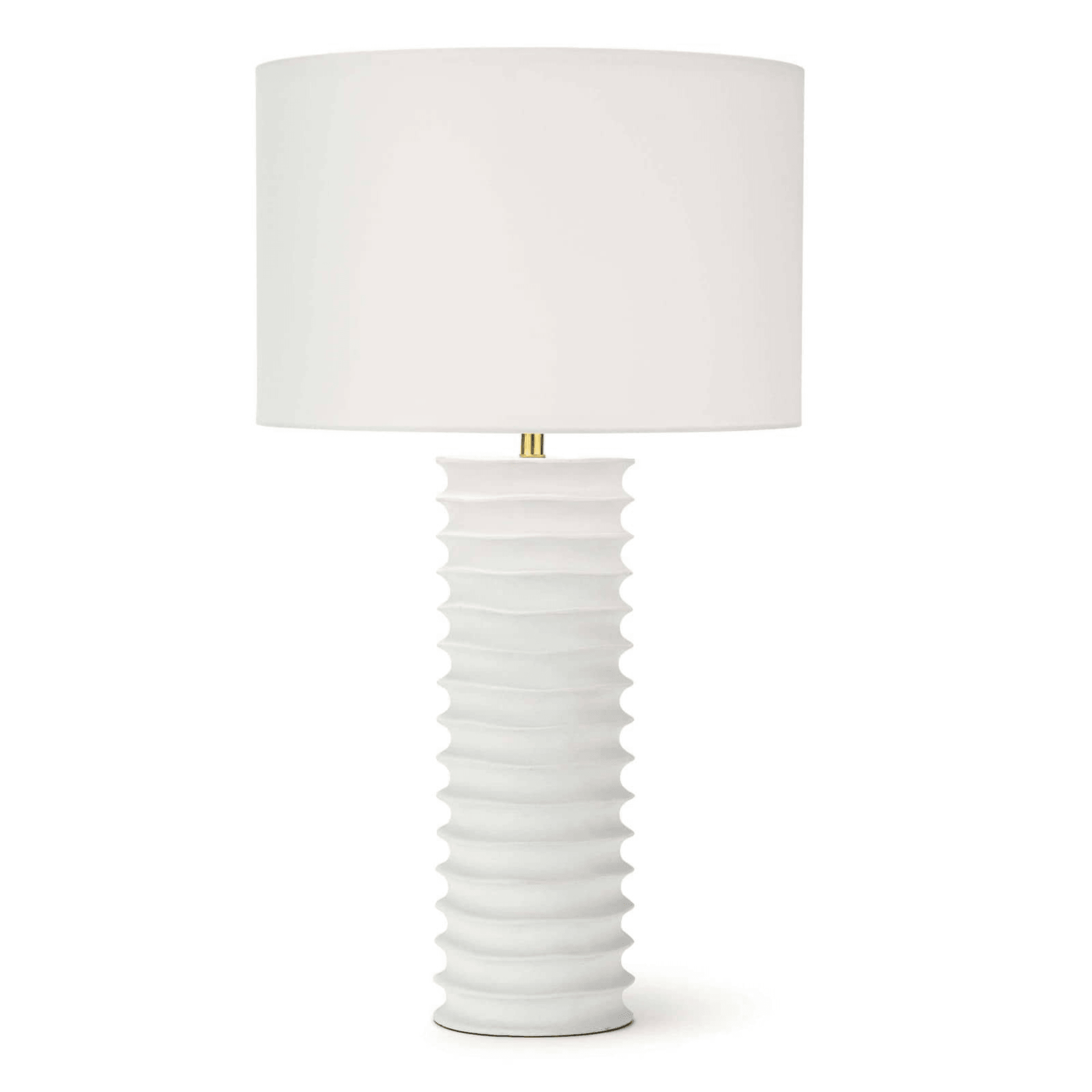 Nabu Metal Column Table Lamp - Sea Green Designs