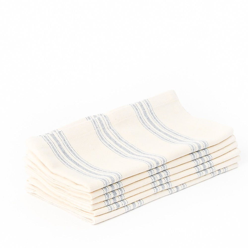 Mistari Napkins, Set of 4 - Sea Green Designs