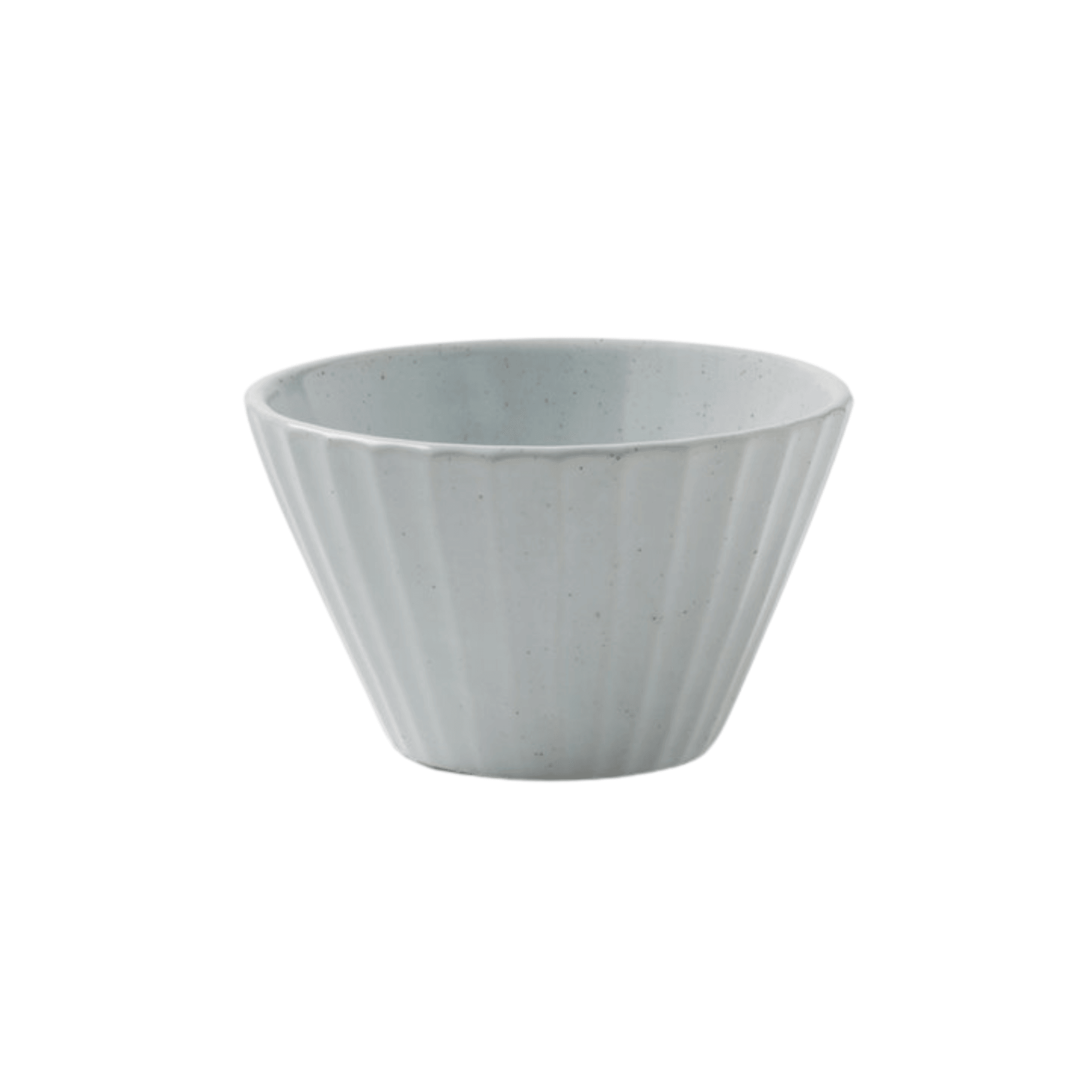 Nathalie Matte White Scallop Cereal/Ice Cream Bowl, Set of 4 - Sea Green Designs