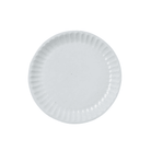 Nathalie Matte White Scallop Salad/Desert Plate, Set of 4 - Sea Green Designs