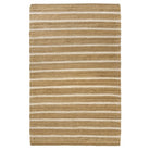 Handwoven Natural Fiber Striped Rug - Sea Green Designs