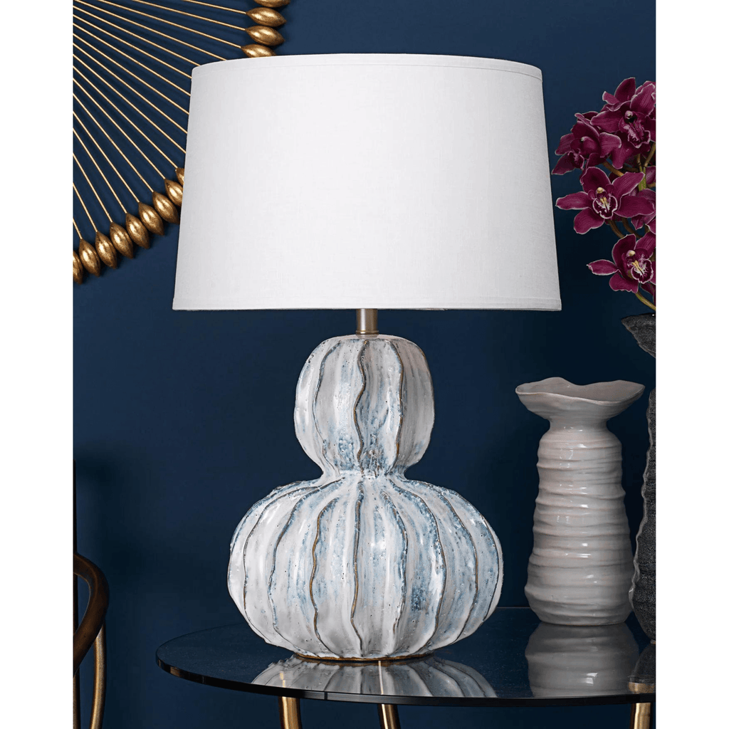 Oceane Gourd Table Lamp - Sea Green Designs