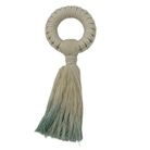 Ombre Fringe Napkin Ring - Sea Green Designs