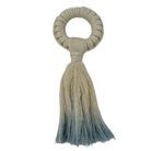 Ombre Fringe Napkin Ring - Sea Green Designs