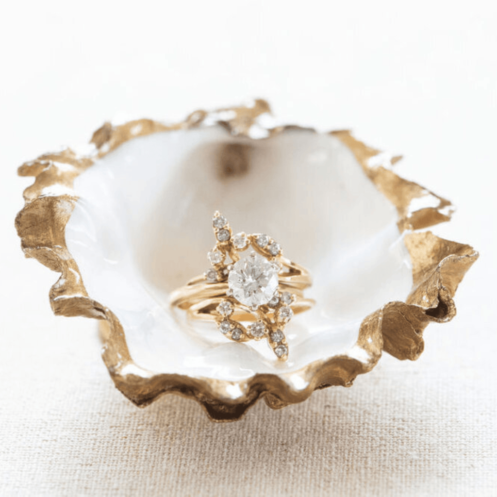 Oyster Jewelry Dish - Sea Green Designs