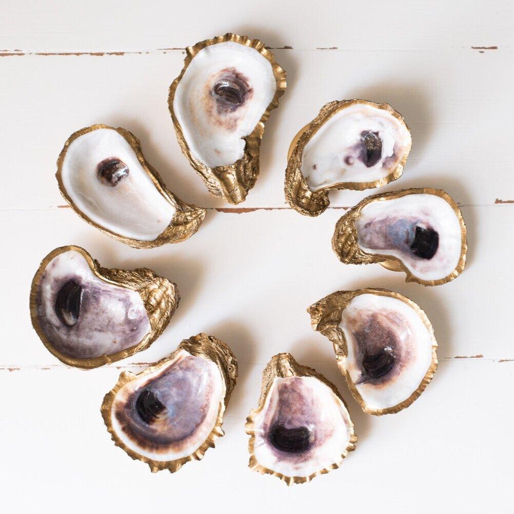 Oyster Jewelry Dish - Sea Green Designs