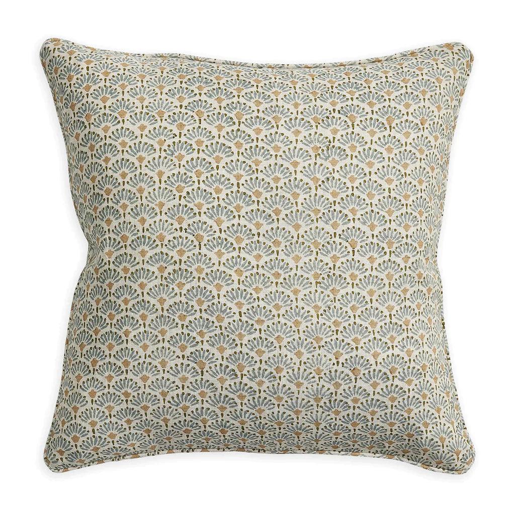 Pharaoh Moss Celadon Linen Cushion - Sea Green Designs