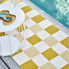 Pix Rug - Mustard - Sea Green Designs