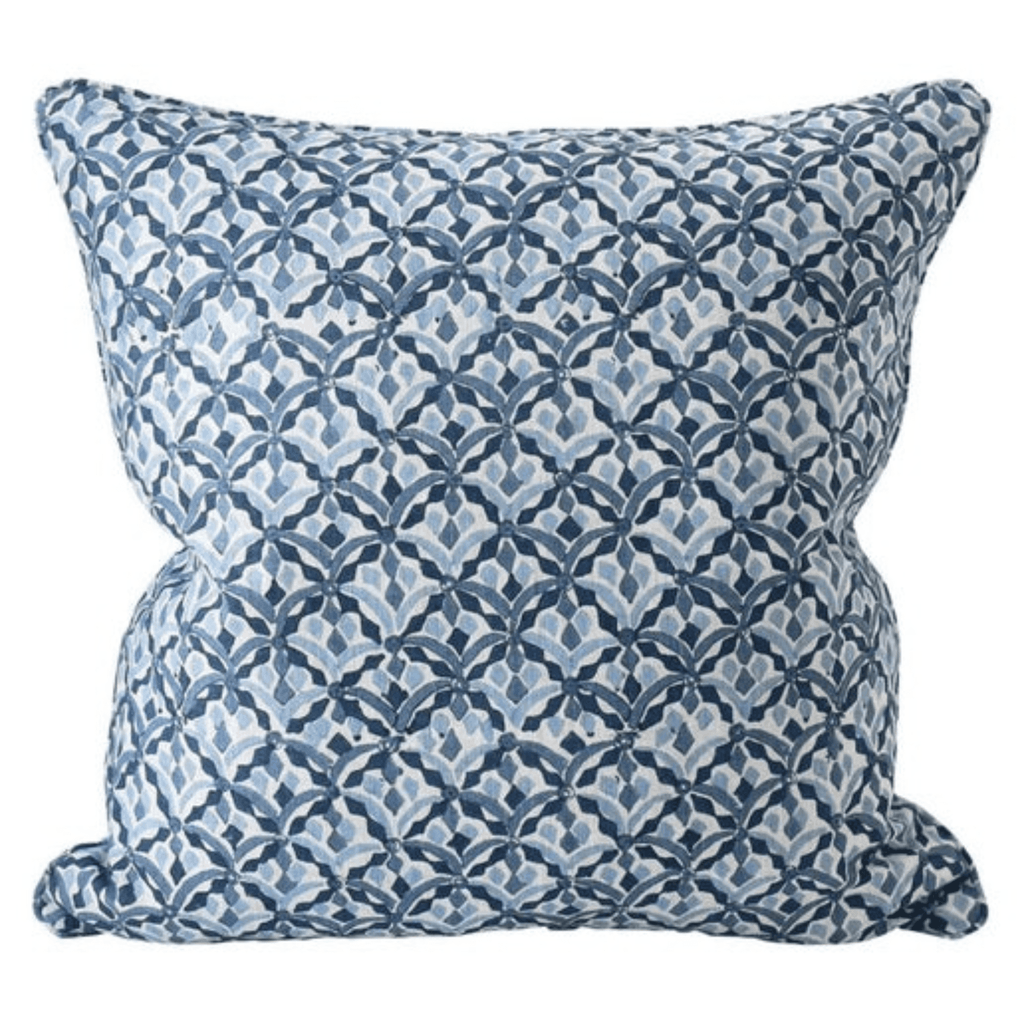 Positano Linen Cushion - Sea Green Designs