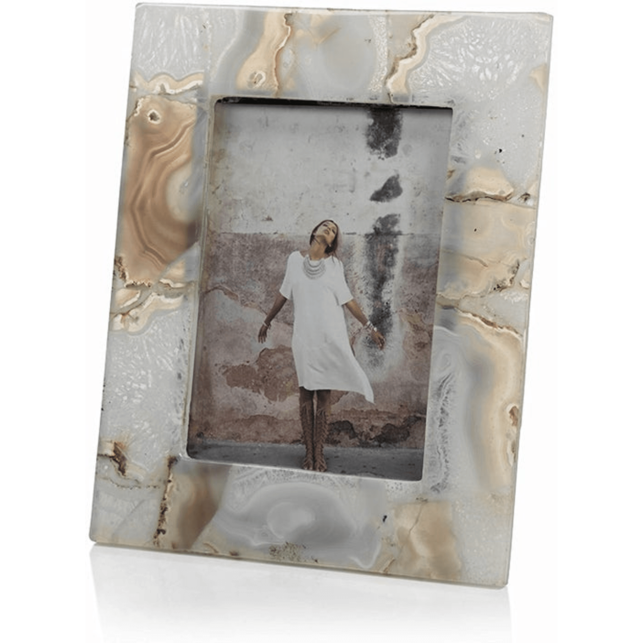 Preto Agate Photo Frame - Sea Green Designs
