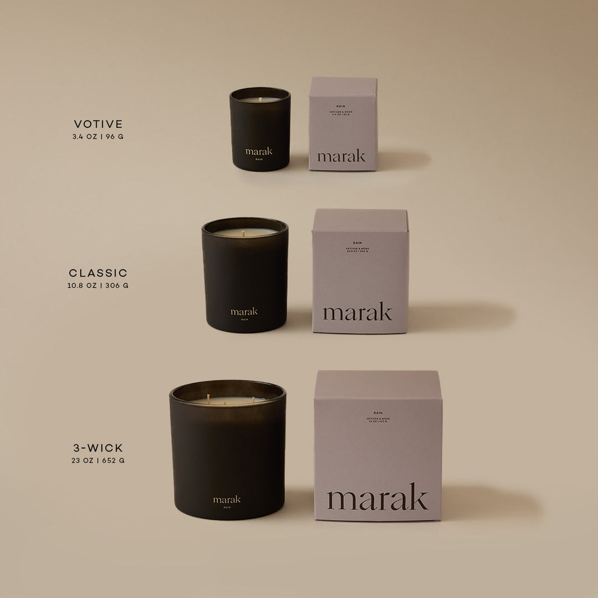 Rain Candle, Vetiver & Moss