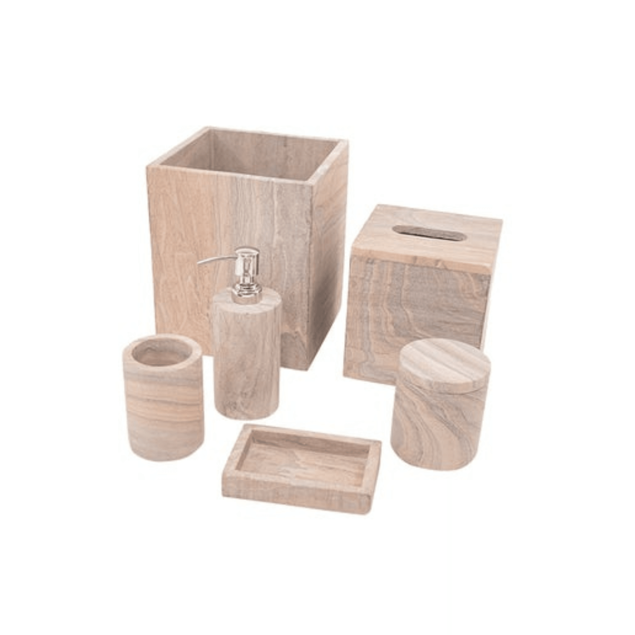 Rainbow Sandstone Tissue Box - Sea Green Designs
