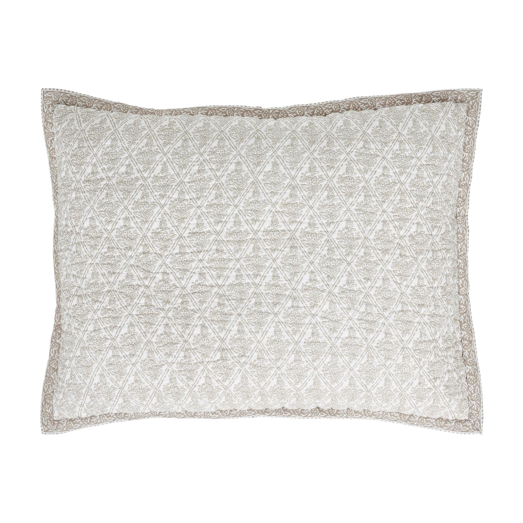 Serenity Printed Quilt Sham - Sea Green Designs