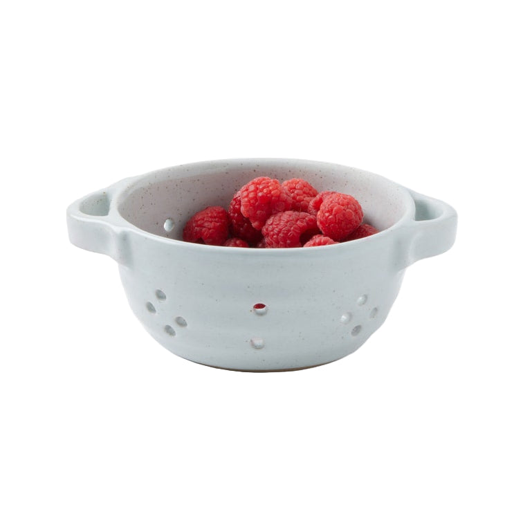 Marcus White Salt Glaze Berry Bowl, Set of 4 - Sea Green Designs