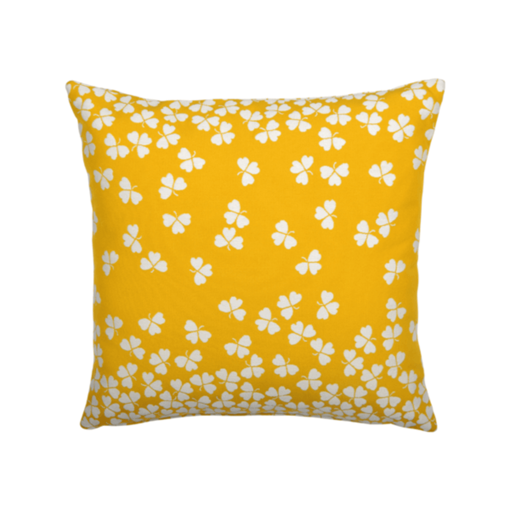 Square Trefle Pillow - Sea Green Designs