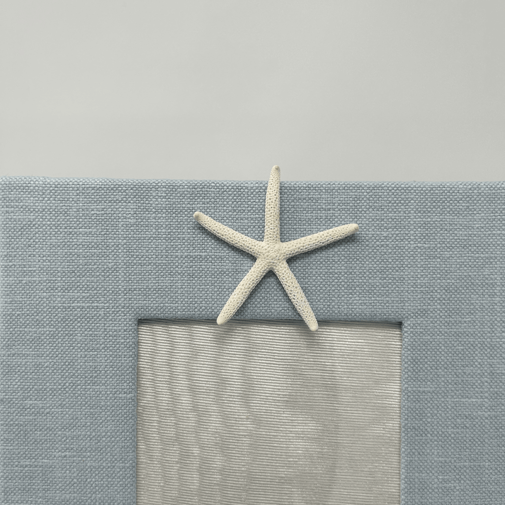 Starfish Picture Frame in Light Blue - Sea Green Designs