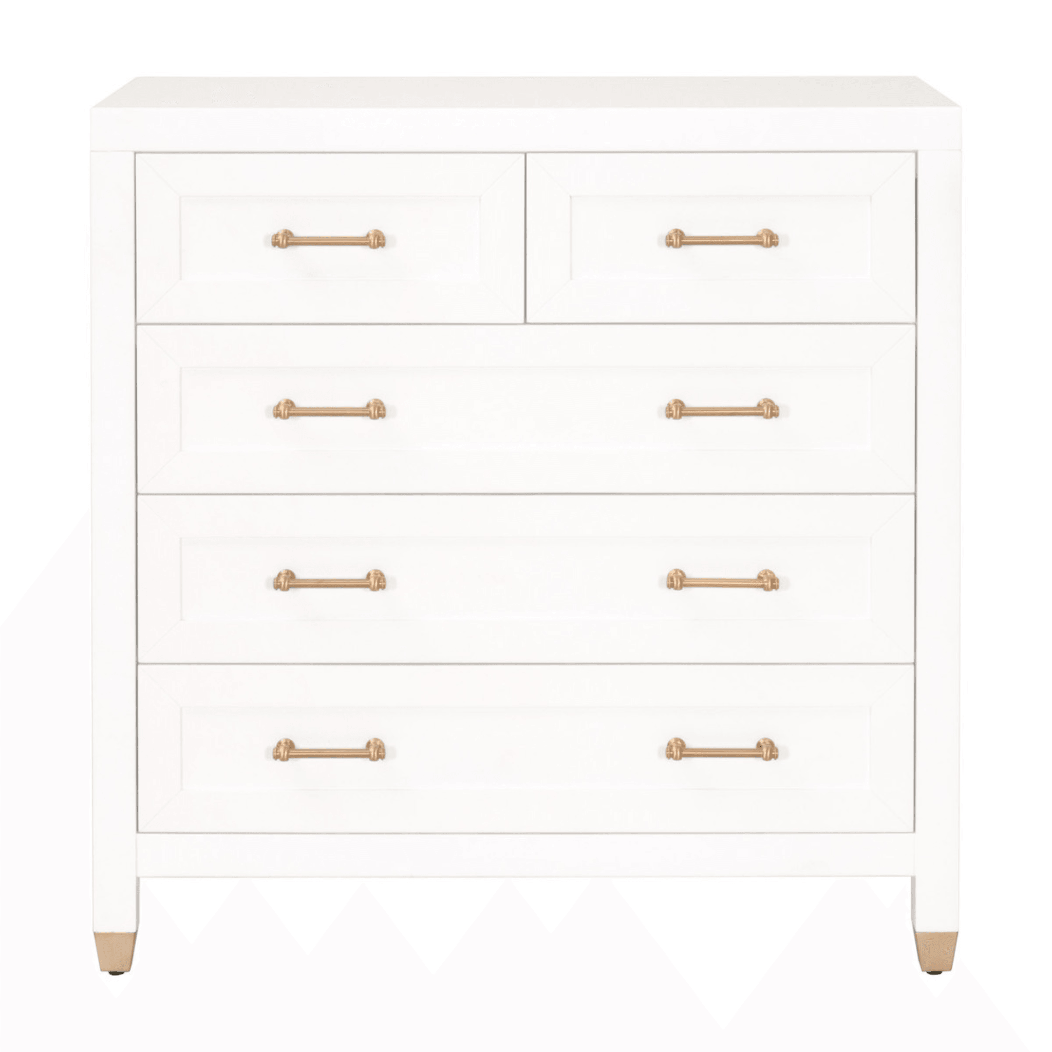 Stella 5-Drawer High Chest - Sea Green Designs