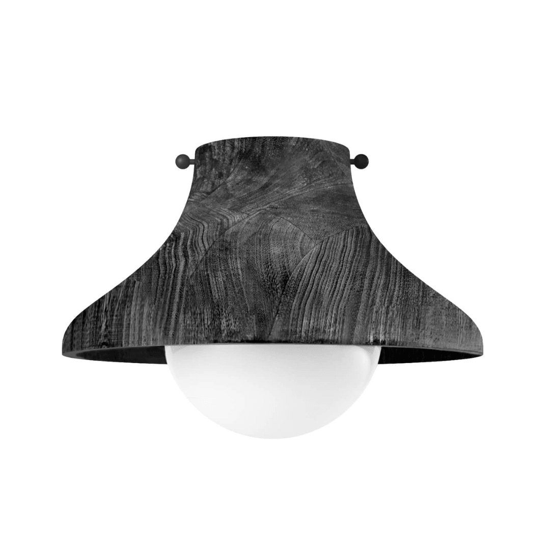 Surfside Wood Flush Mount - Sea Green Designs