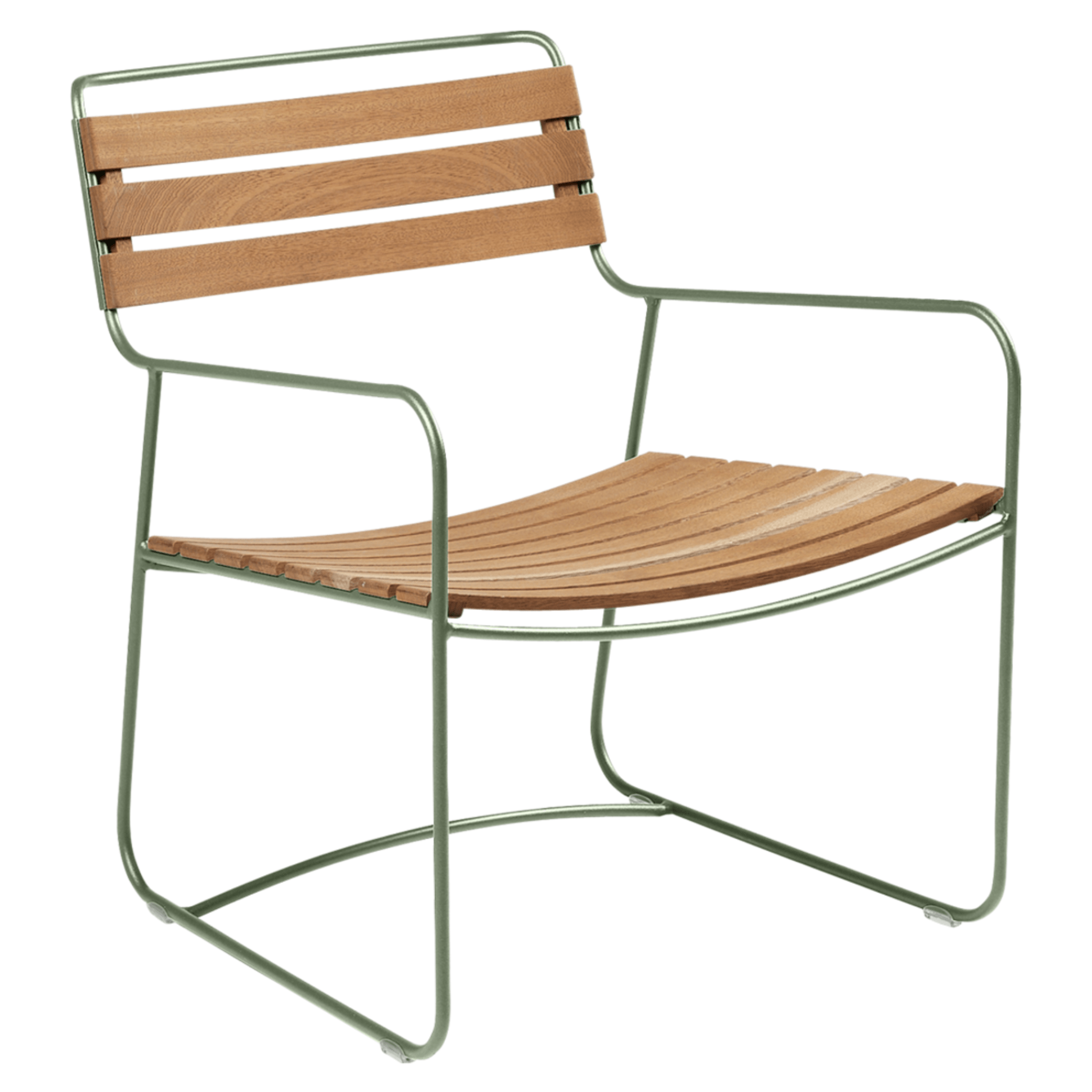 Surprising Teak Low Armchair - Sea Green Designs