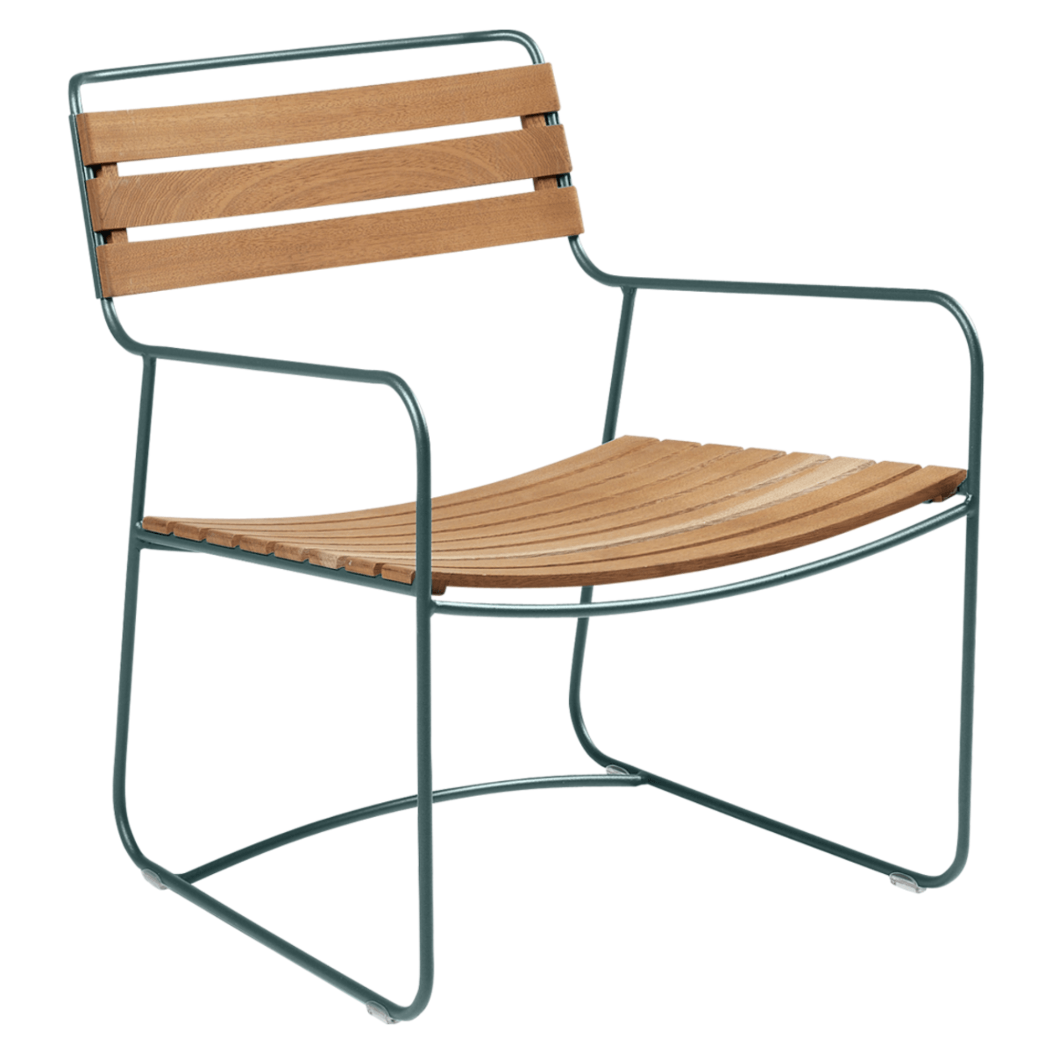Surprising Teak Low Armchair - Sea Green Designs