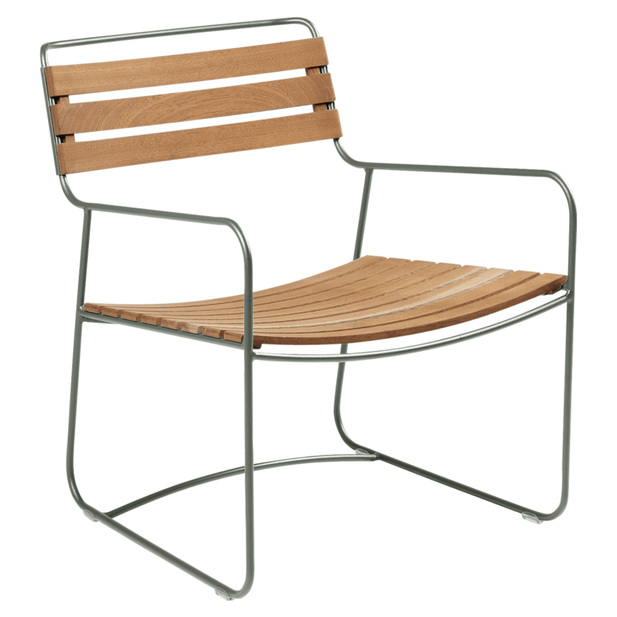 Surprising Teak Low Armchair - Sea Green Designs