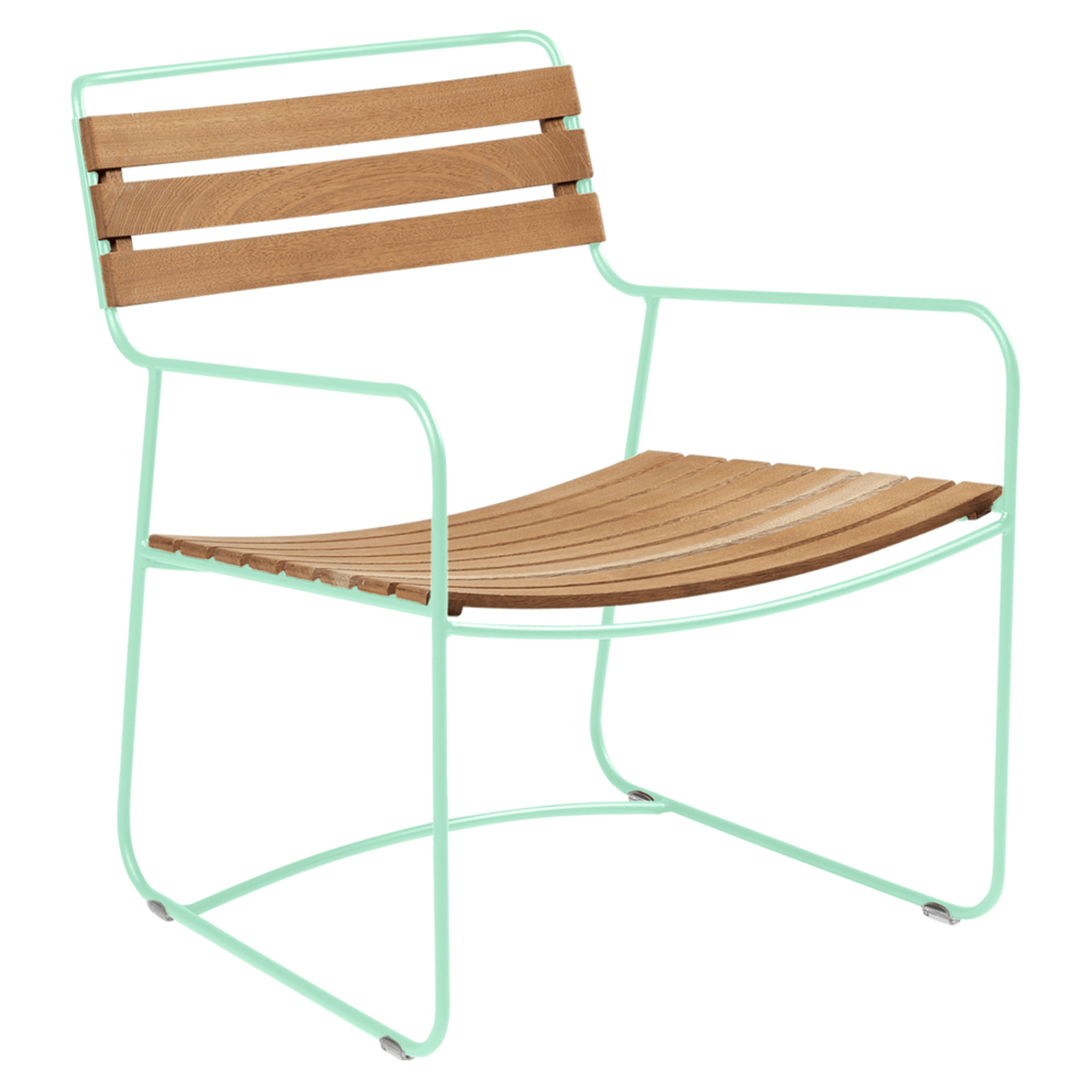 Surprising Teak Low Armchair - Sea Green Designs