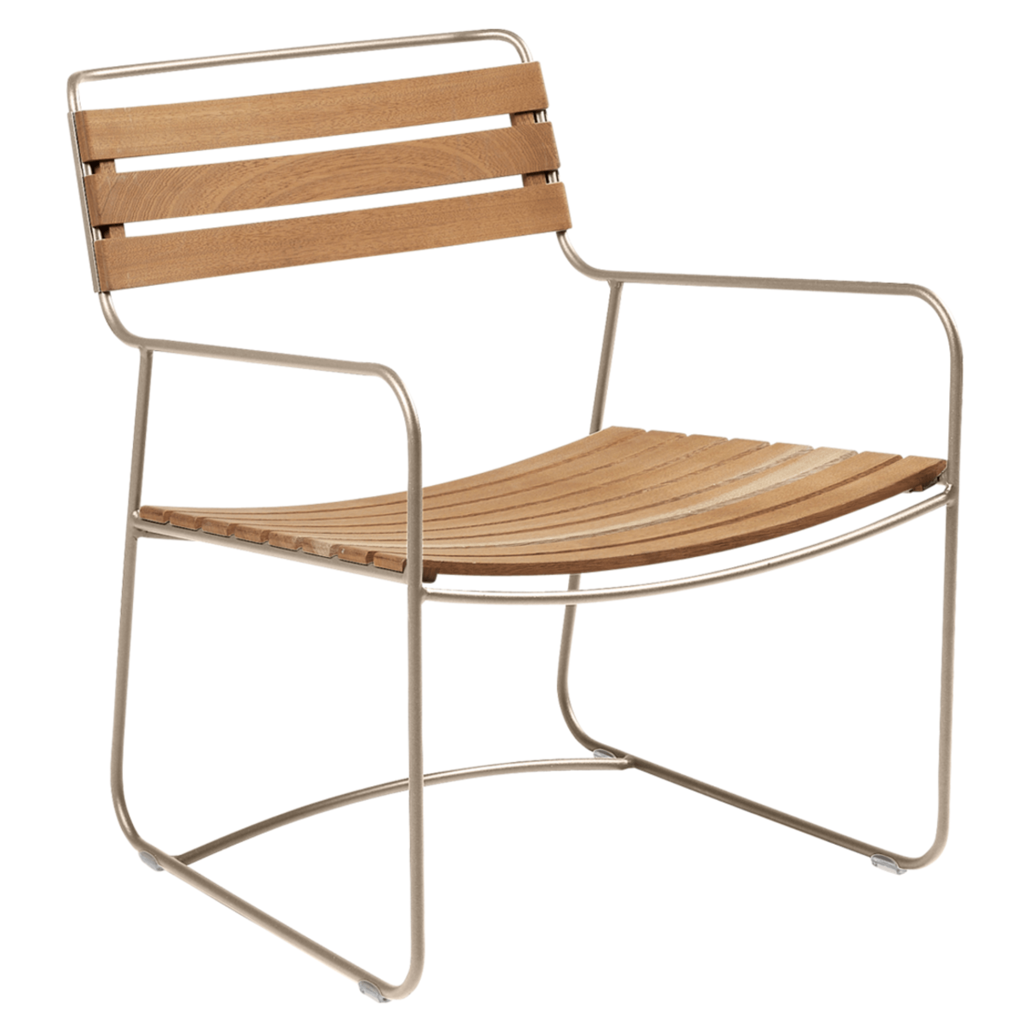 Surprising Teak Low Armchair - Sea Green Designs
