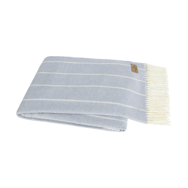 Twilight Fiji Stripe Throw - Sea Green Designs