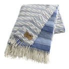 Italian Textured Strato Blanket in Blue - Sea Green Designs