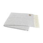 Italian Herringbone Throw Blanket in Light Gray - Sea Green Designs